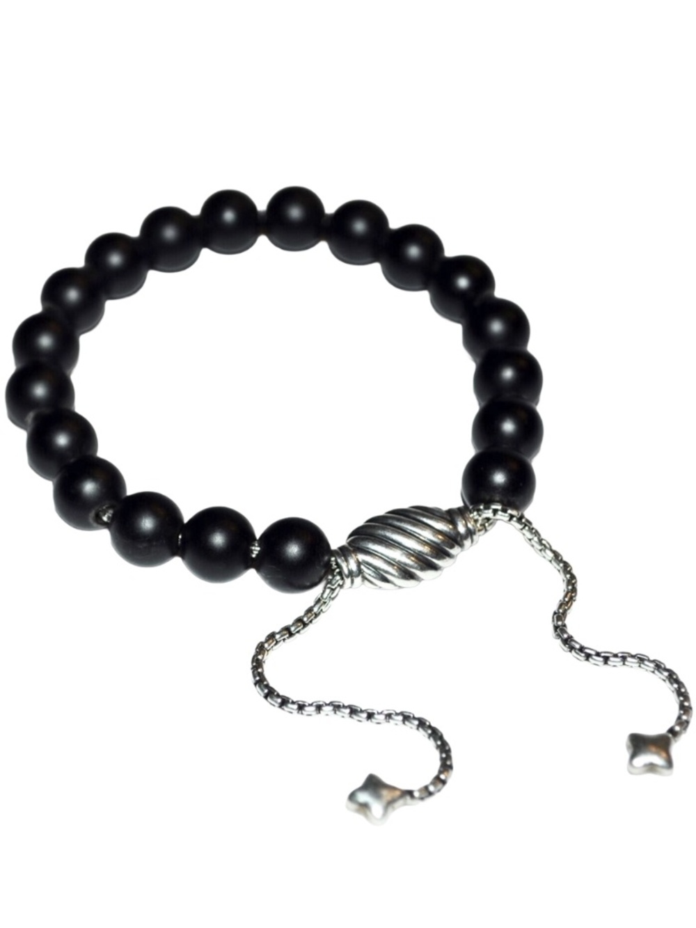 DAVID YURMAN Spiritual Beads Bracelet in Black Onyx Size Small S